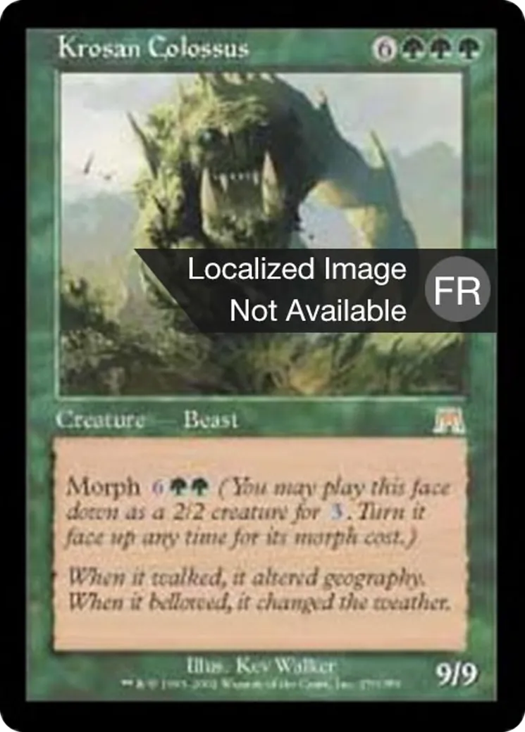 Colosse krosian — Onslaught — Magic: The Gathering
