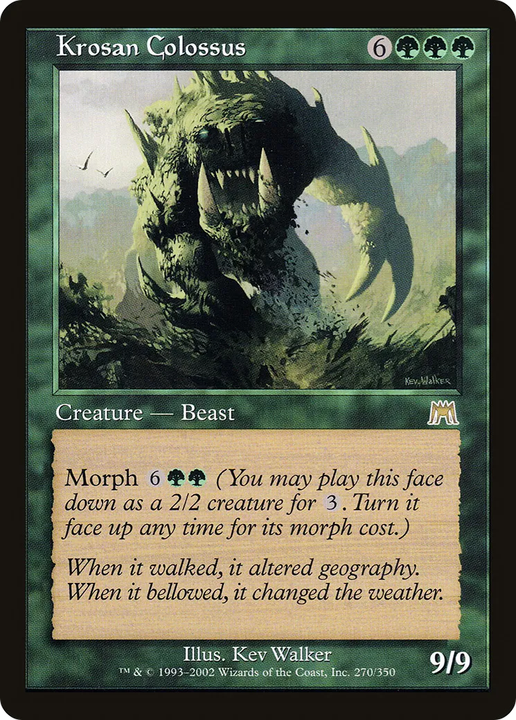 Krosan Colossus — Onslaught — Magic: The Gathering