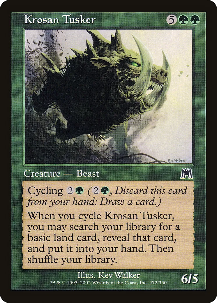Krosan Tusker — Onslaught — Magic: The Gathering