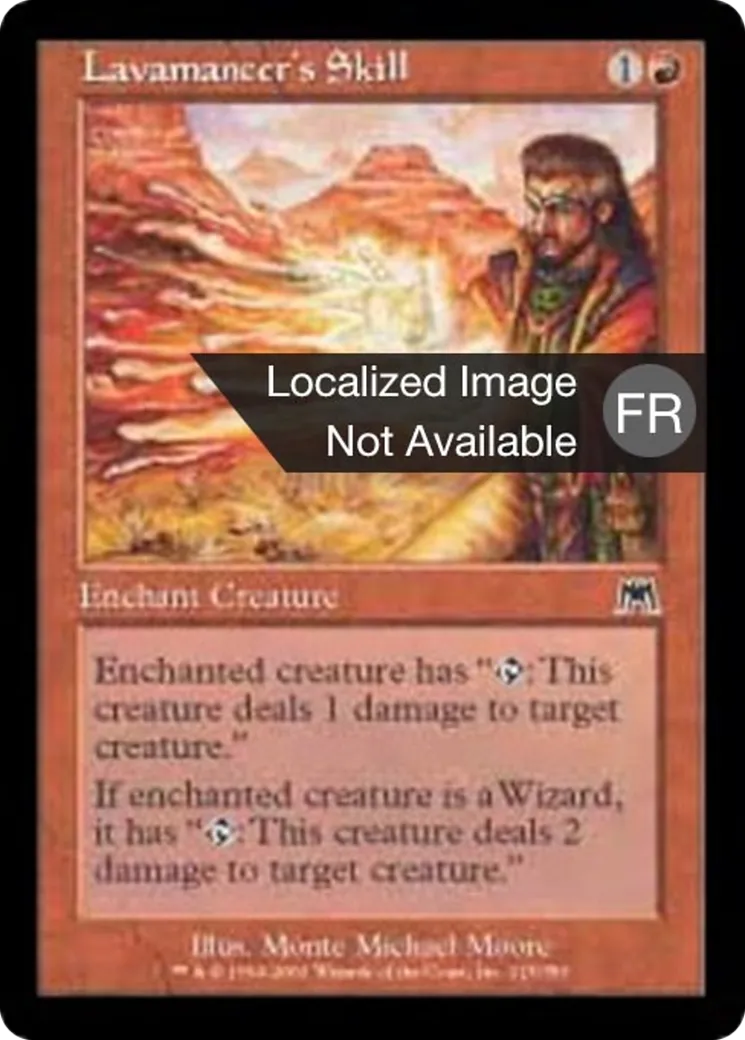 Art du lavamancien — Onslaught — Magic: The Gathering