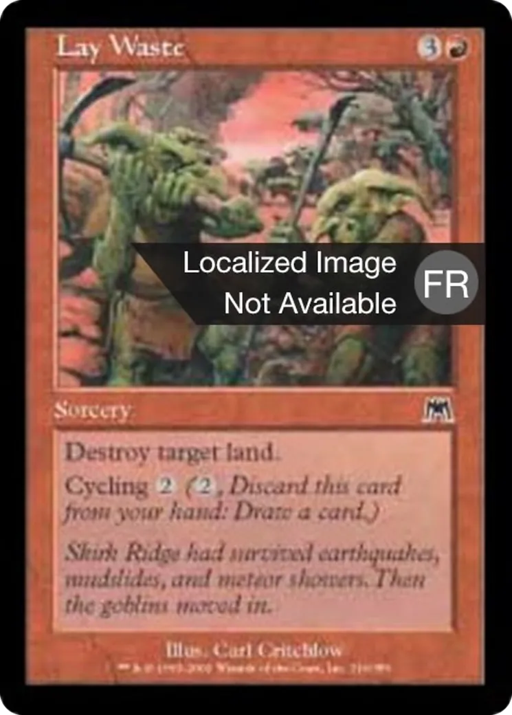 Terre usée — Onslaught — Magic: The Gathering