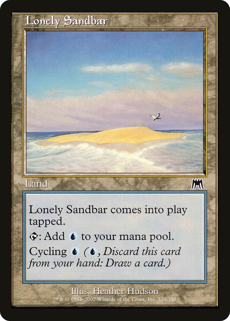 Banc de sable isolé — Onslaught — Magic: The Gathering