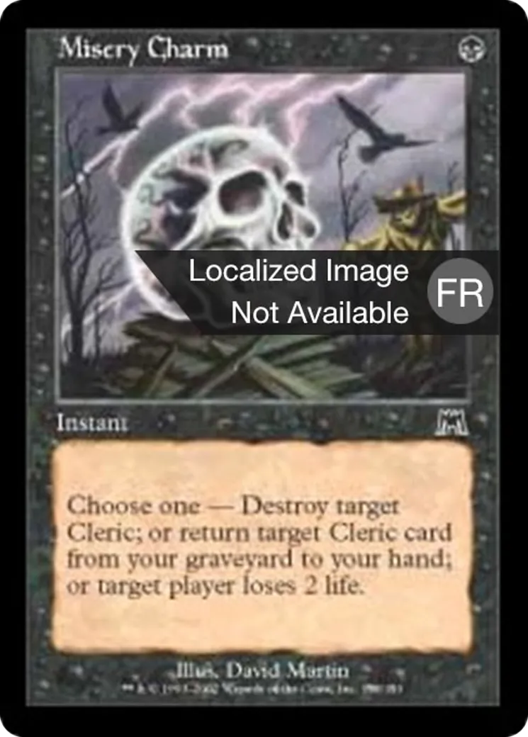 Fétiche de misère — Onslaught — Magic: The Gathering