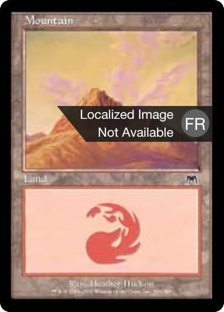 Montagne — Onslaught — Magic: The Gathering