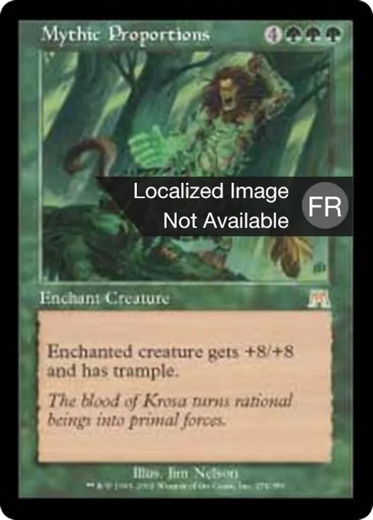 Proportions mythiques — Onslaught — Magic: The Gathering