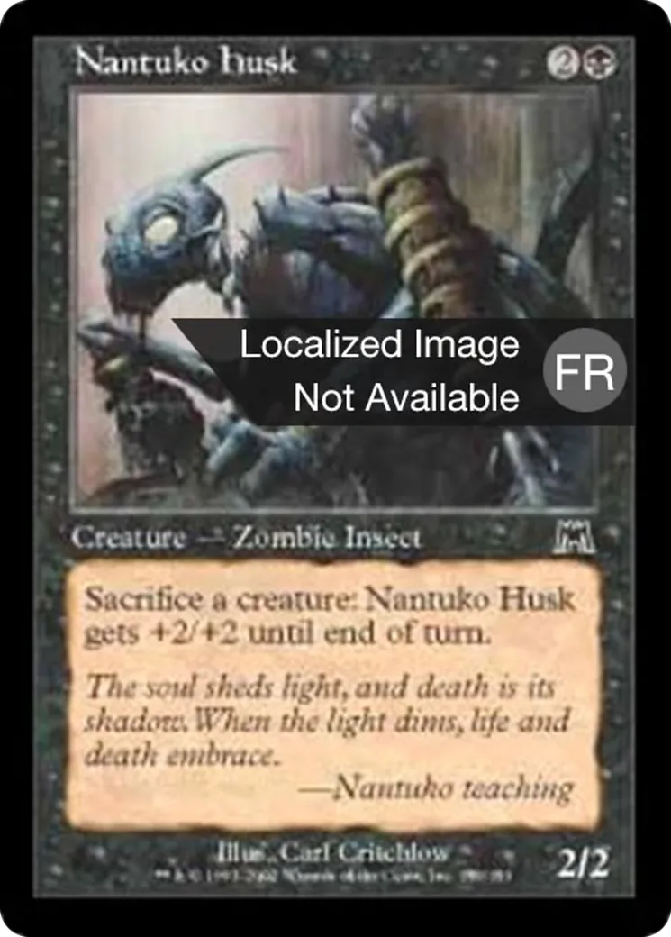 Carapace de nantuko — Onslaught — Magic: The Gathering