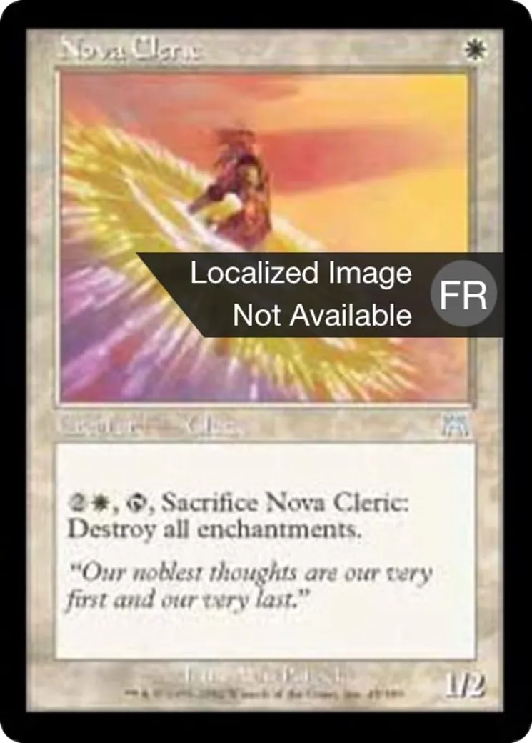 Clerc nova — Onslaught — Magic: The Gathering