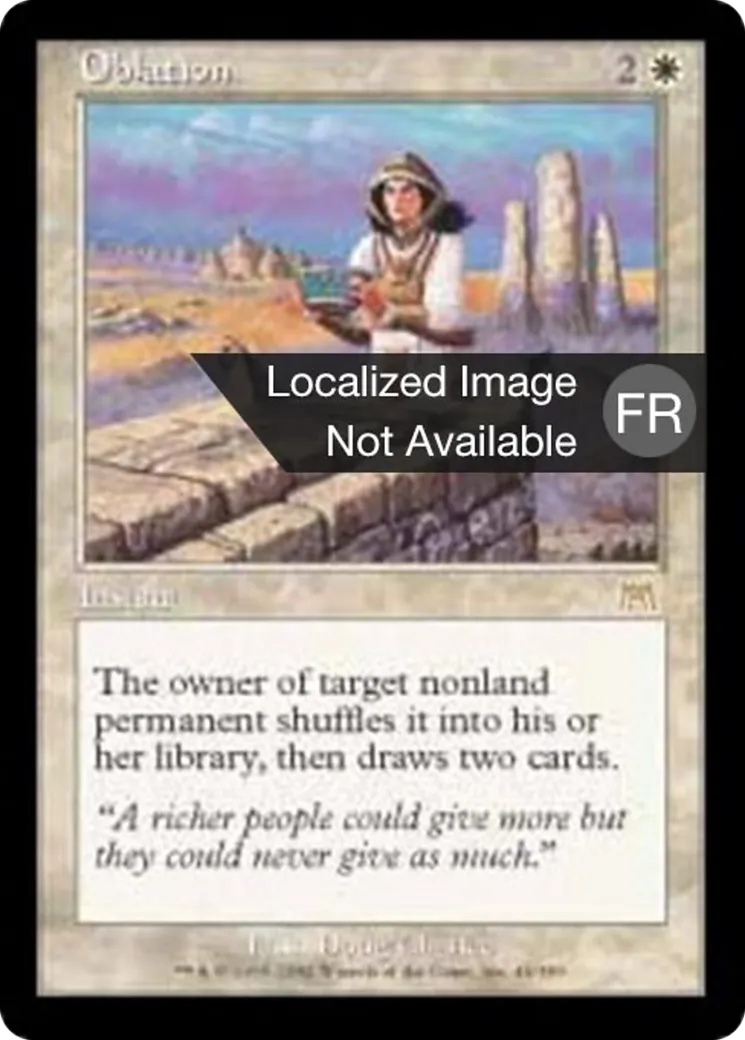 Oblation — Onslaught — Magic: The Gathering