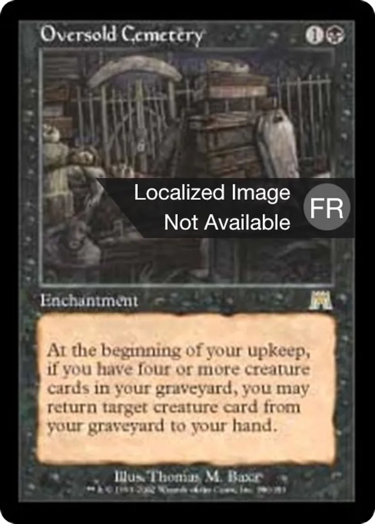 Cimetière surpeuplé — Onslaught — Magic: The Gathering