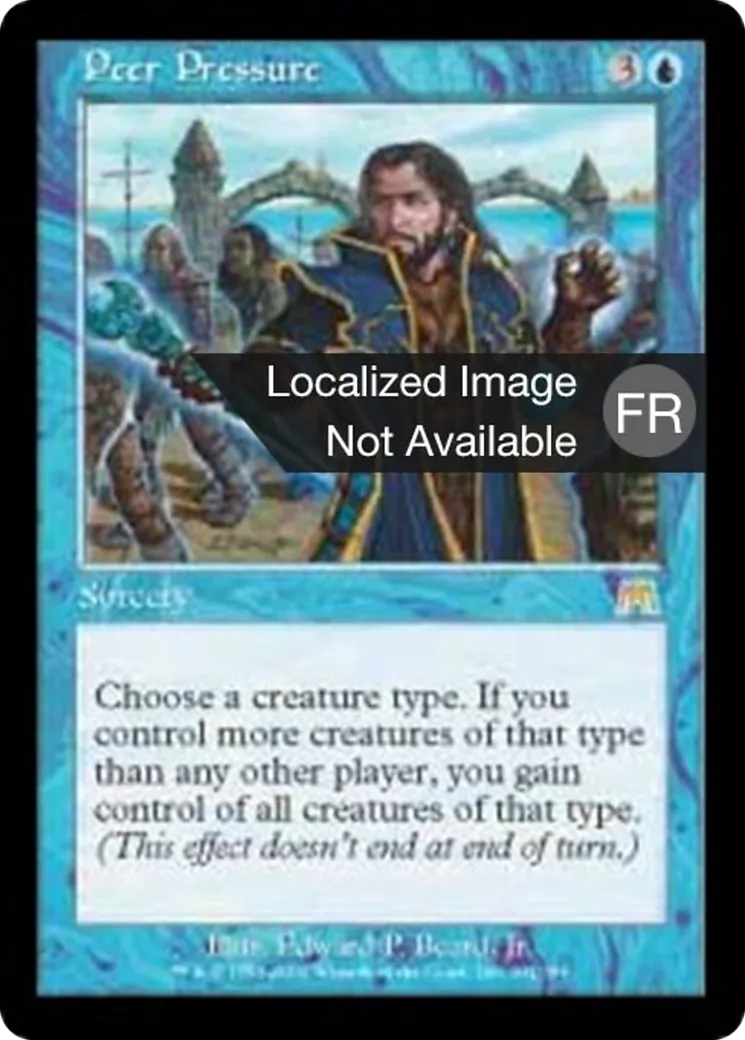 Pression des pairs — Onslaught — Magic: The Gathering