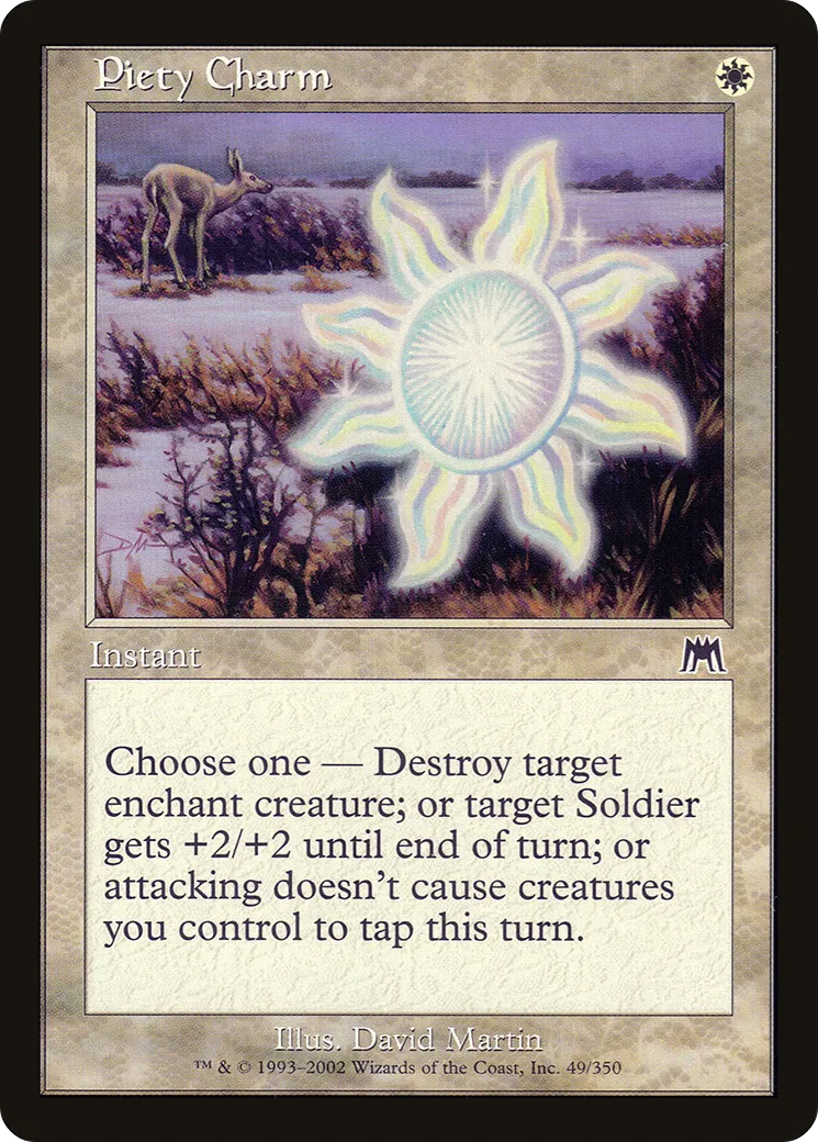 Fétiche de piété — Onslaught — Magic: The Gathering