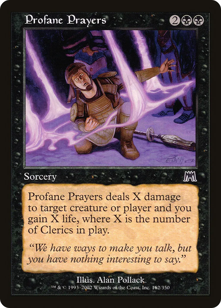 Profane Prayers — Onslaught — Magic: The Gathering