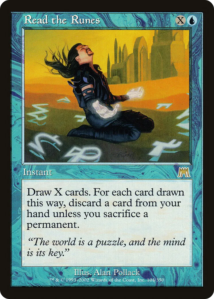 Déchiffrage des runes — Onslaught — Magic: The Gathering