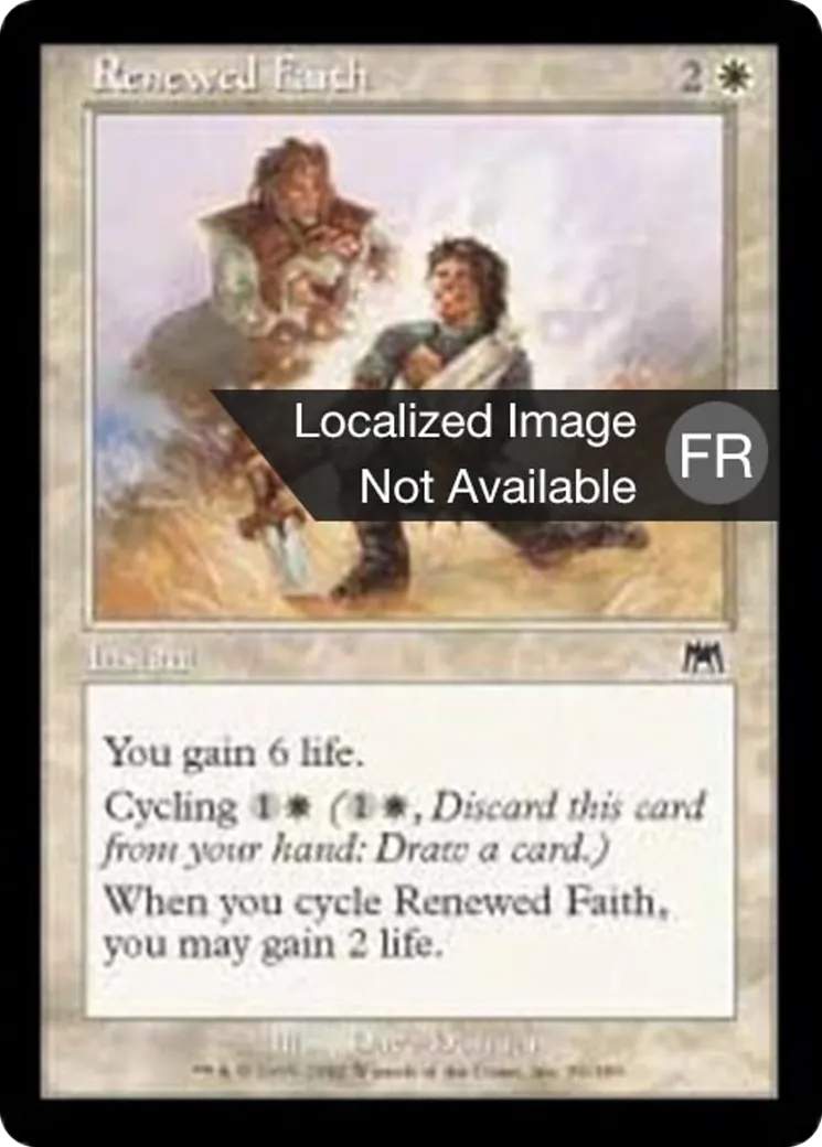 Foi renouvelée — Onslaught — Magic: The Gathering