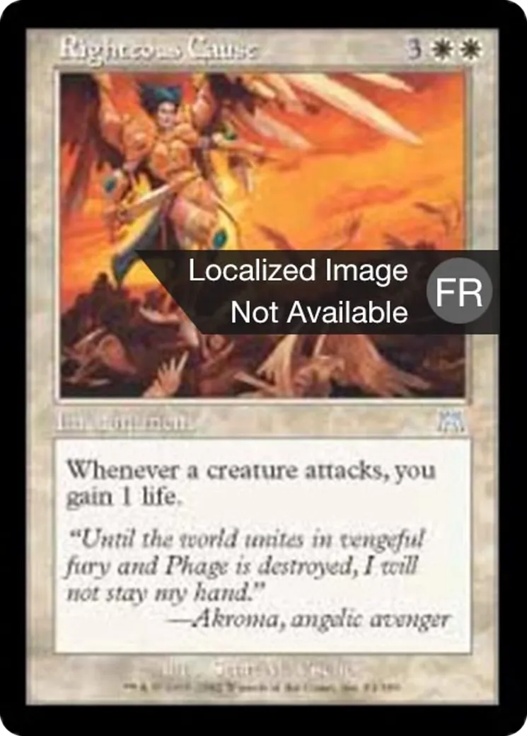 Cause des justes — Onslaught — Magic: The Gathering