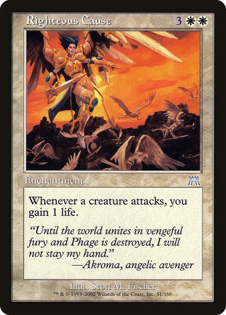Righteous Cause from Onslaught - Magic: The Gathering