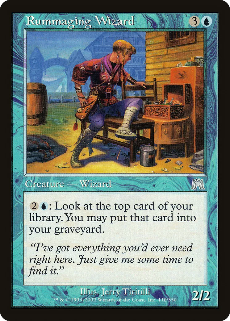 Rummaging Wizard — Onslaught — Magic: The Gathering