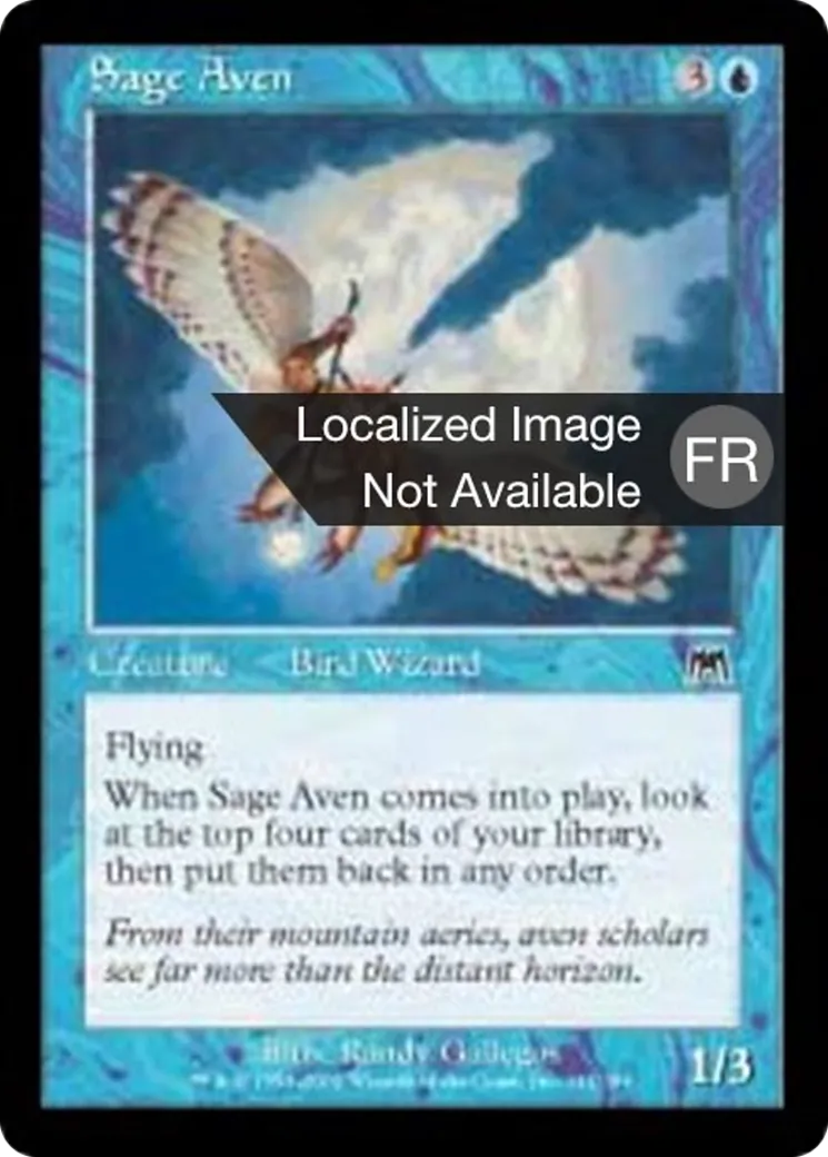 Avemain savant — Onslaught — Magic: The Gathering