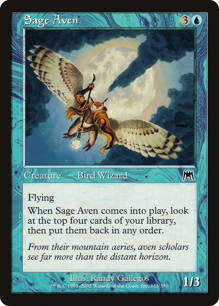 Sage Aven — Onslaught — Magic: The Gathering