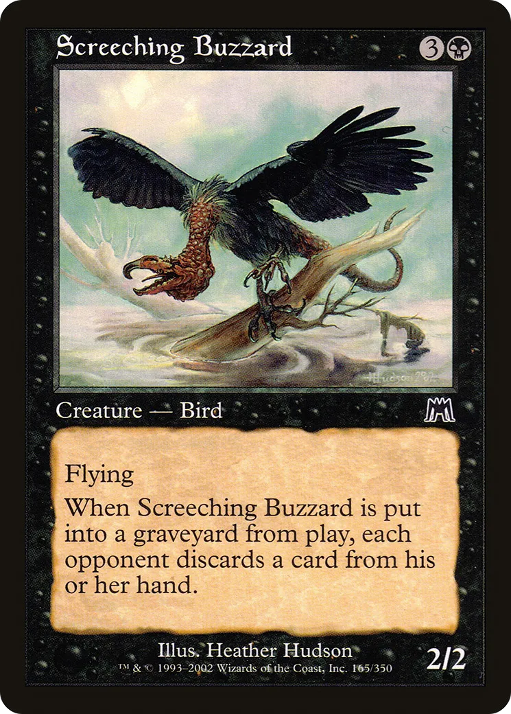 Screeching Buzzard — Onslaught — Magic: The Gathering