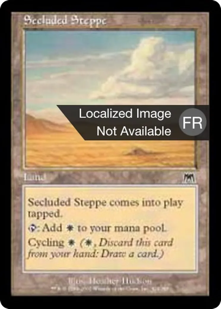 Steppes retirées — Onslaught — Magic: The Gathering