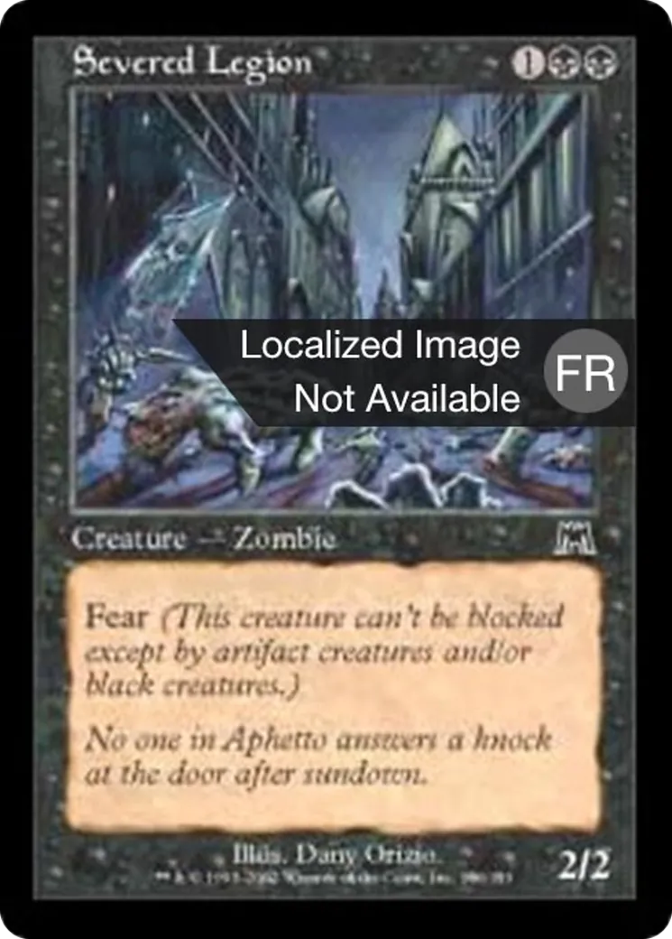 Légion sectionnée — Onslaught — Magic: The Gathering