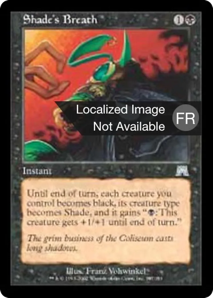 Souffle de l'ombre — Onslaught — Magic: The Gathering