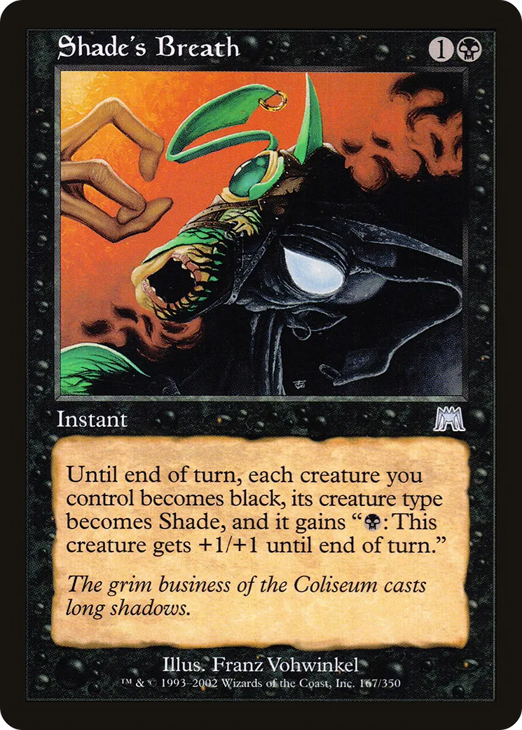 Shade's Breath — Onslaught — Magic: The Gathering