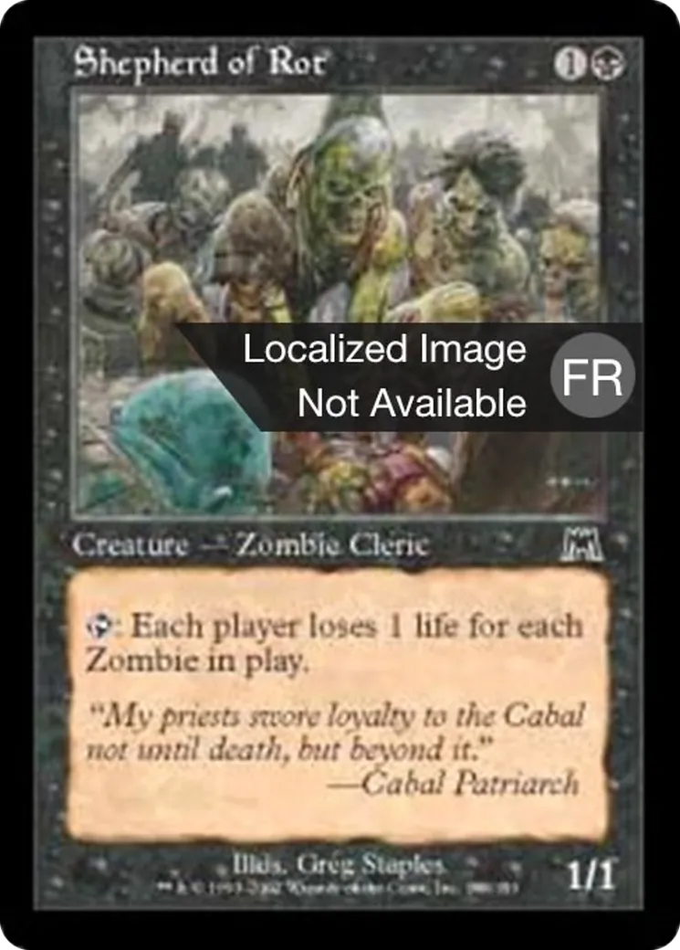 Berger de la putridité — Onslaught — Magic: The Gathering