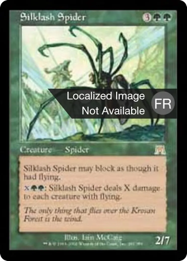 Araignée fouettesoie — Onslaught — Magic: The Gathering