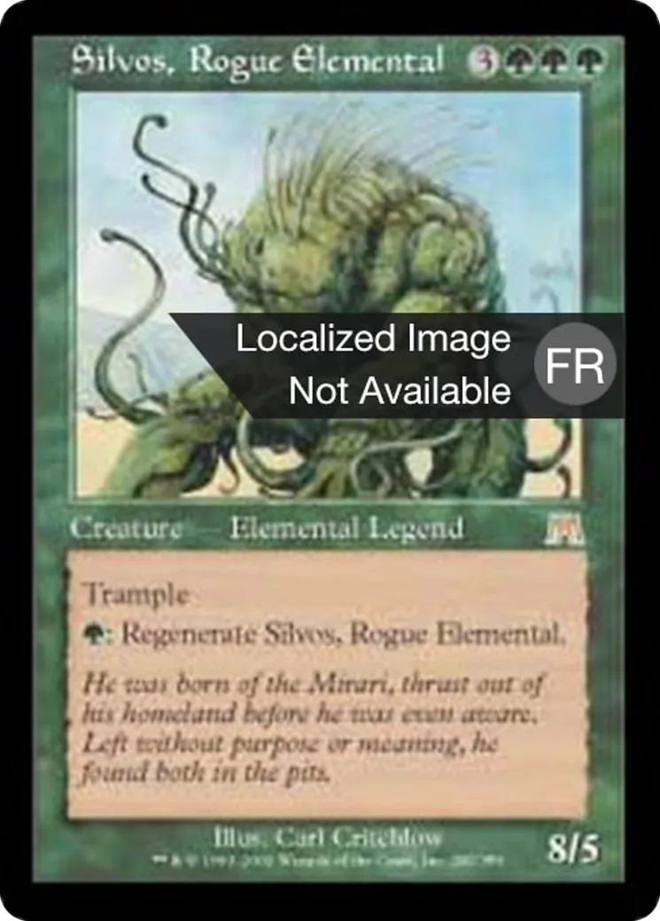 Silvos, élémental solitaire — Onslaught — Magic: The Gathering