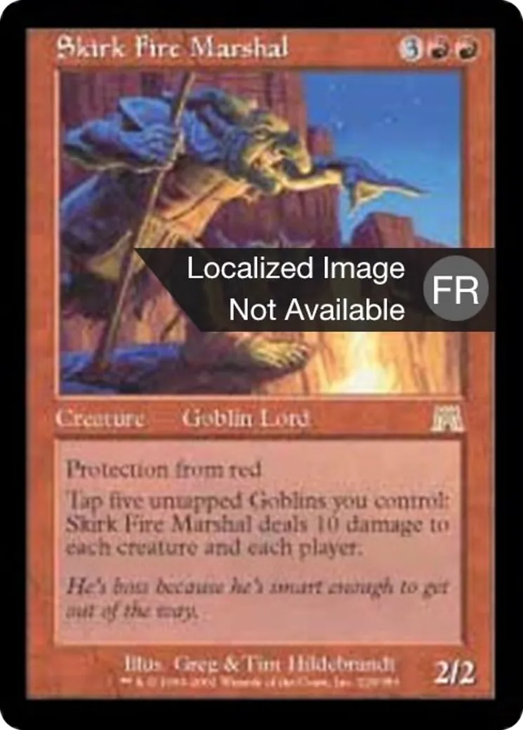 Maréchal-feu skirkien — Onslaught — Magic: The Gathering