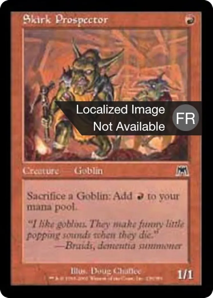 Prospecteur skirkien — Onslaught — Magic: The Gathering