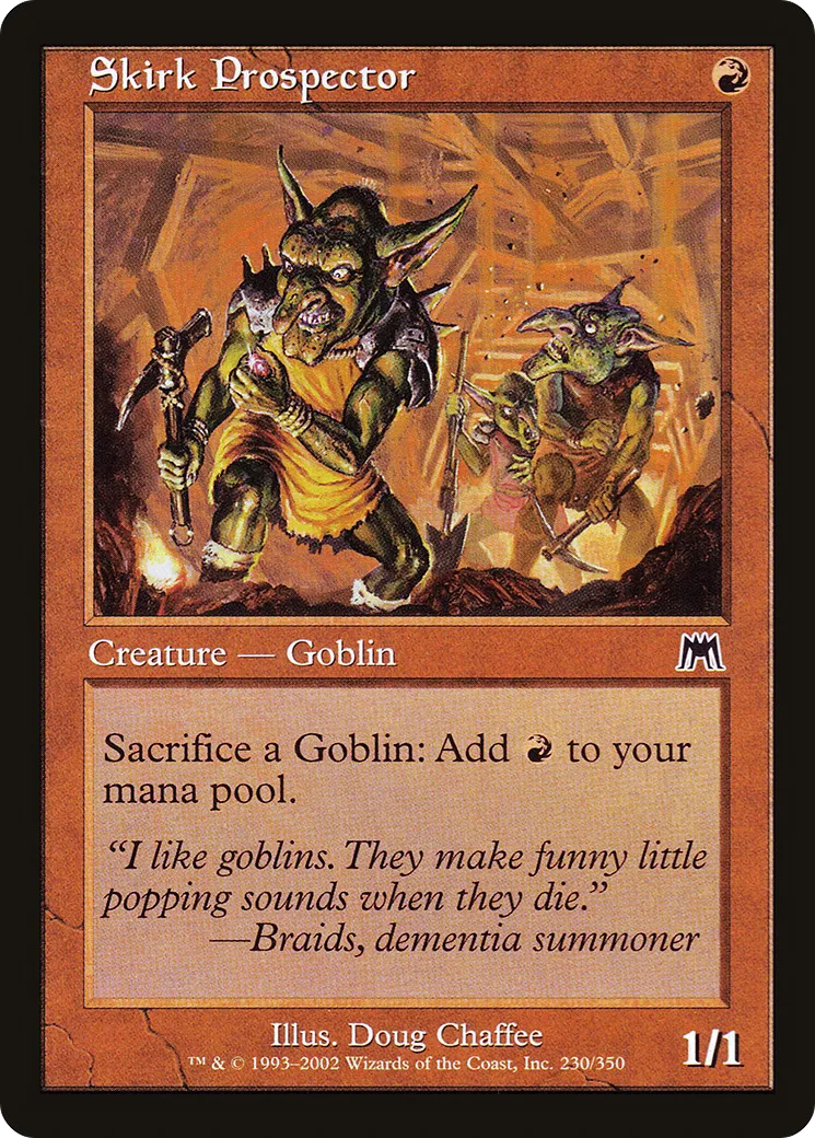 Prospecteur skirkien — Onslaught — Magic: The Gathering