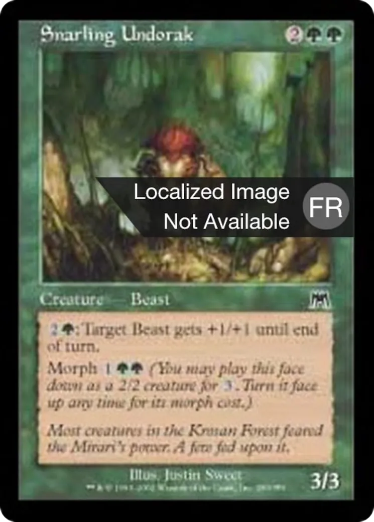 Undorak mugissant — Onslaught — Magic: The Gathering