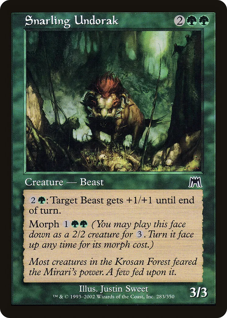 Snarling Undorak — Onslaught — Magic: The Gathering