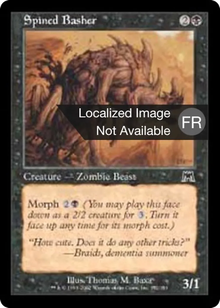 Défonceur à échine — Onslaught — Magic: The Gathering