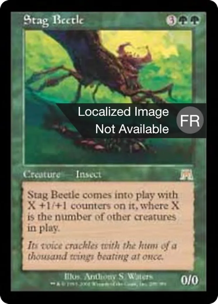 Scarabée à ramure — Onslaught — Magic: The Gathering