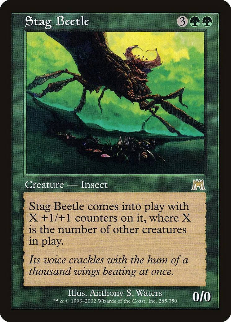 Scarabée à ramure — Onslaught — Magic: The Gathering
