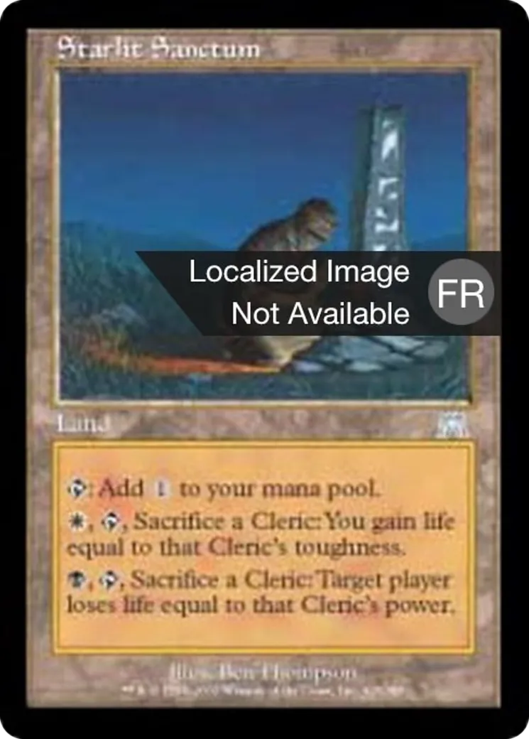 Sanctuaire sous les étoiles — Onslaught — Magic: The Gathering