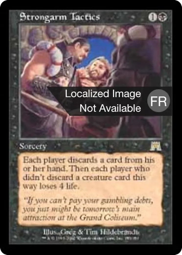 Tactiques de bras-de-fer — Onslaught — Magic: The Gathering