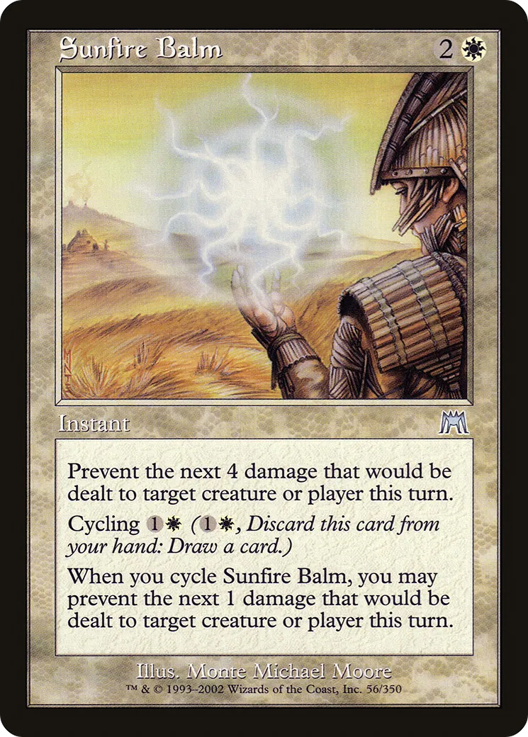 Sunfire Balm — Onslaught — Magic: The Gathering