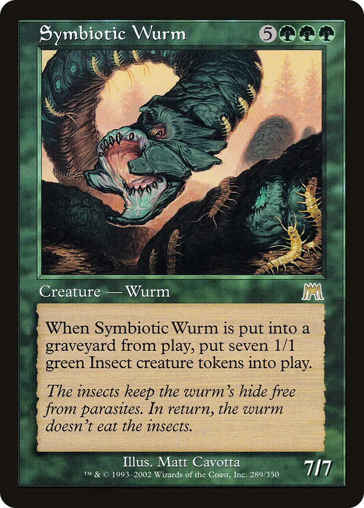 Symbiotic Wurm — Onslaught — Magic: The Gathering