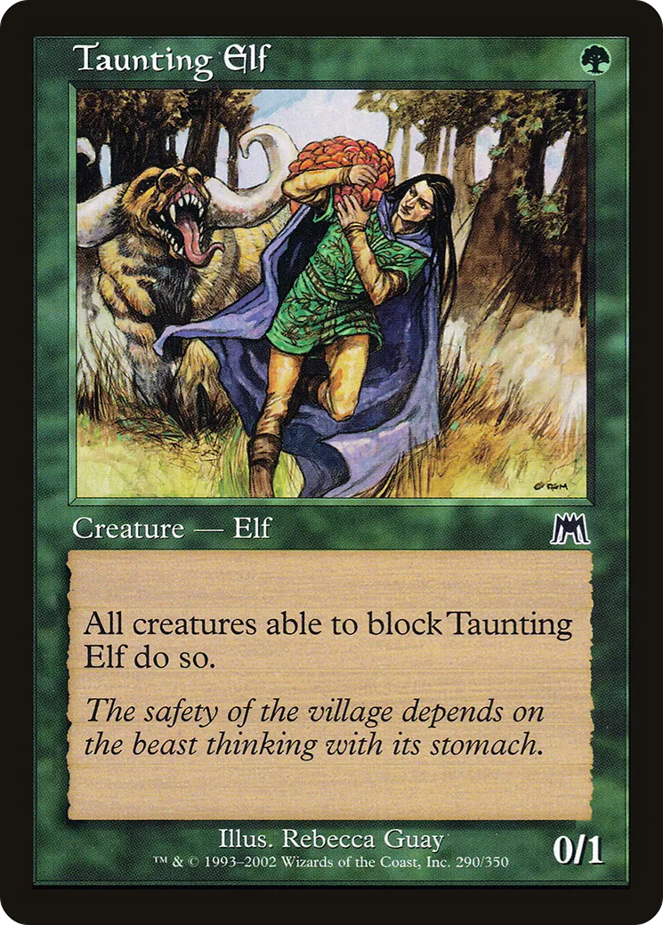Taunting Elf — Onslaught — Magic: The Gathering