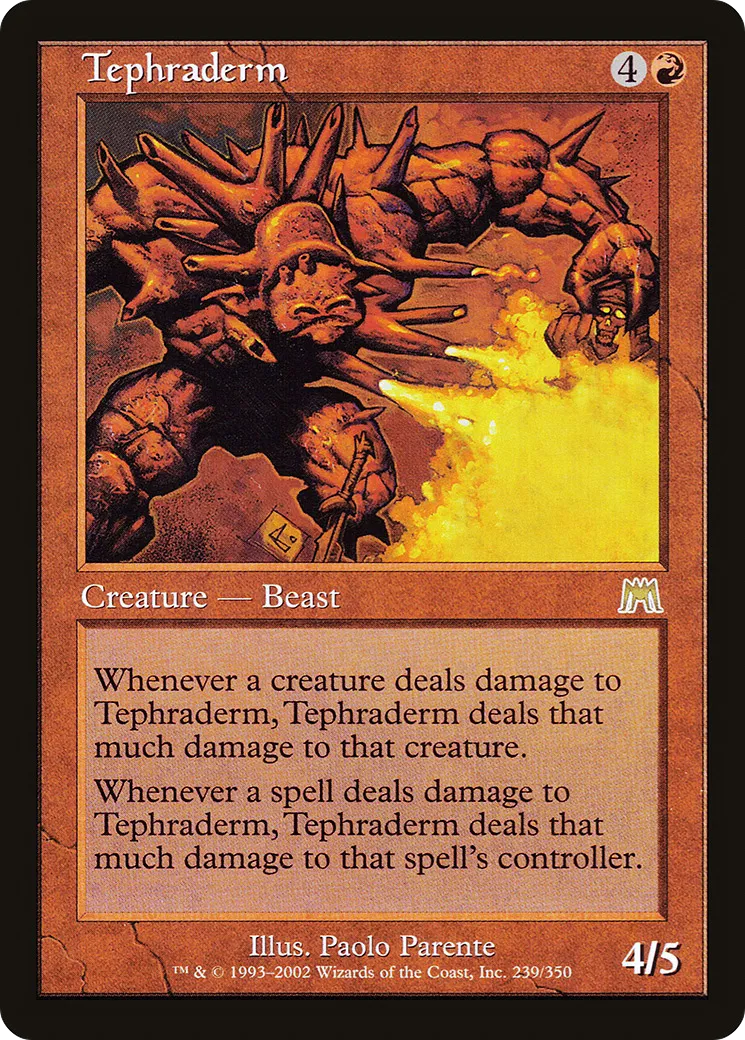 Téphraderme — Onslaught — Magic: The Gathering
