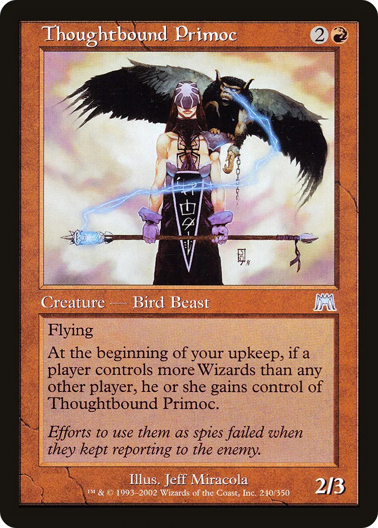 Thoughtbound Primoc — Onslaught — Magic: The Gathering