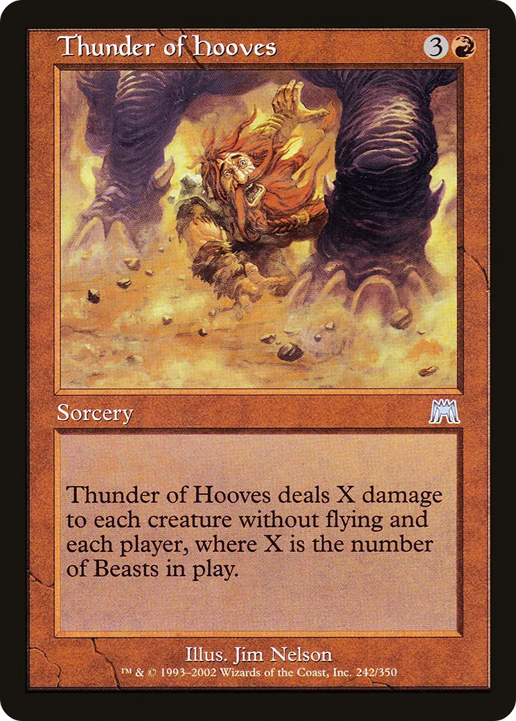 Fracas de sabots — Onslaught — Magic: The Gathering
