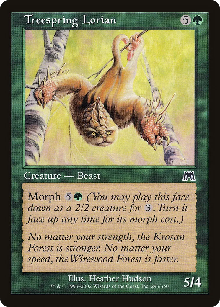 Treespring Lorian — Onslaught — Magic: The Gathering