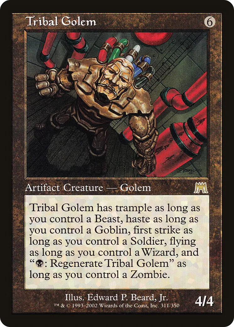 Golem tribal — Onslaught — Magic: The Gathering