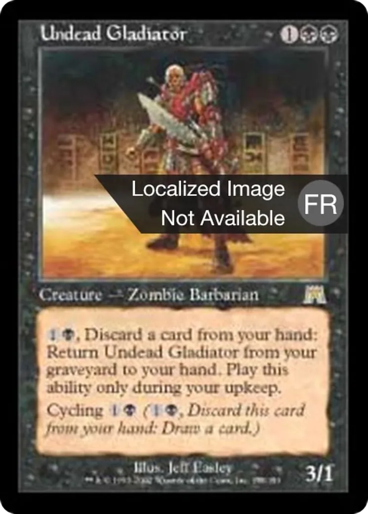 Gladiateur mort-vivant — Onslaught — Magic: The Gathering